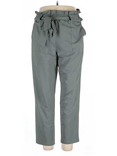 Pre-owned Grace Karin Casual Pants In Gray