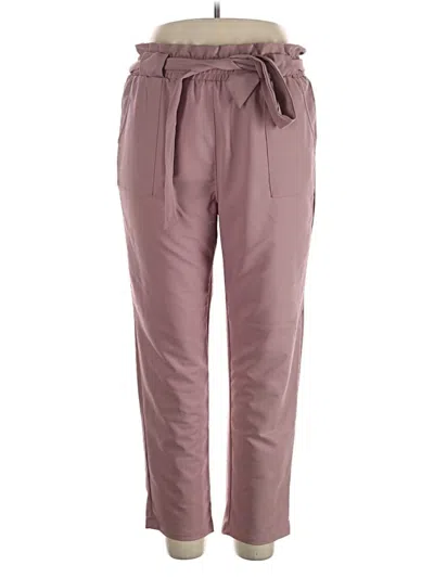 Pre-owned Grace Karin Casual Pants In Purple