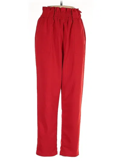 Pre-owned Grace Karin Casual Pants In Red