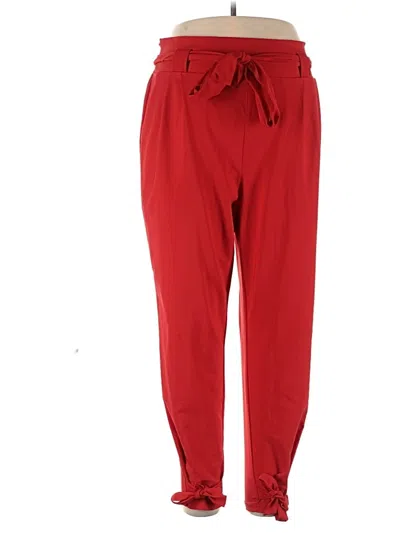 Pre-owned Grace Karin Casual Pants In Red