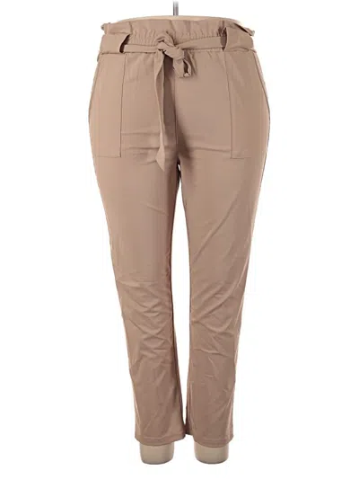Pre-owned Grace Karin Casual Pants In Tan