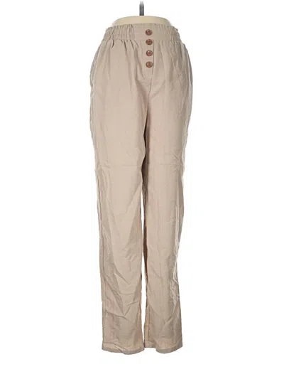 Pre-owned Grace Karin Casual Pants In Tan