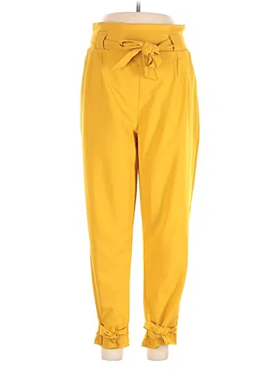 Pre-owned Grace Karin Casual Pants In Yellow