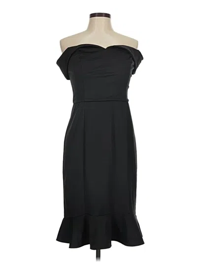 Pre-owned Grace Karin Cocktail Dress In Black