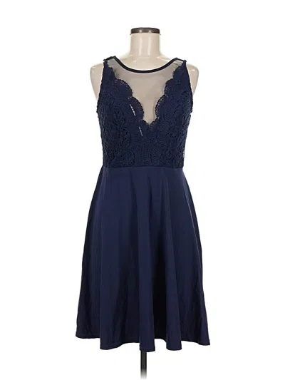 Pre-owned Grace Karin Cocktail Dress In Blue