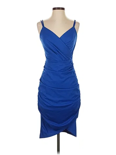 Pre-owned Grace Karin Cocktail Dress In Blue