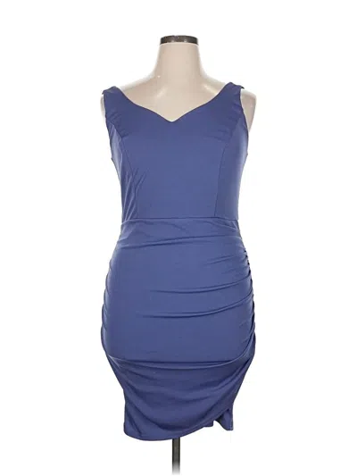 Pre-owned Grace Karin Cocktail Dress In Blue