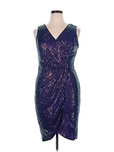 Pre-owned Grace Karin Cocktail Dress In Blue