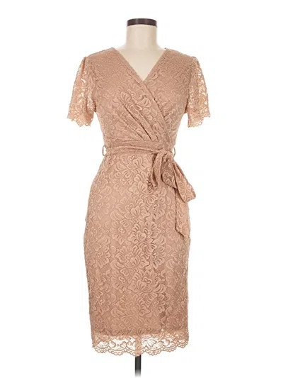 Pre-owned Grace Karin Cocktail Dress In Brown