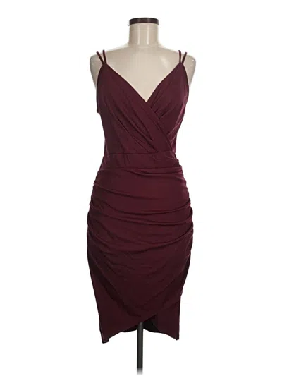 Grace Karin Cocktail Dress In Burgundy