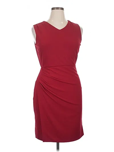 Pre-owned Grace Karin Cocktail Dress In Burgundy