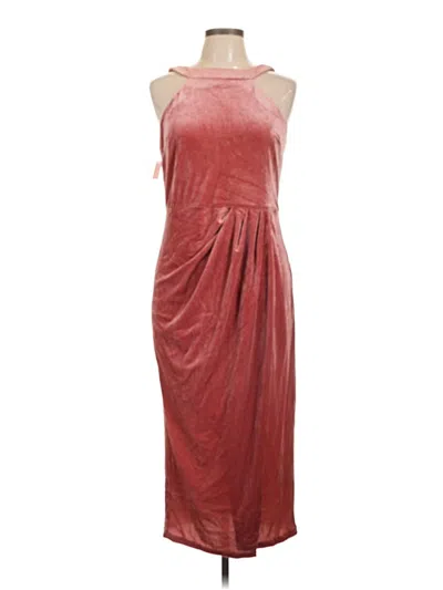 Pre-owned Grace Karin Cocktail Dress In Burgundy