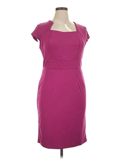 Pre-owned Grace Karin Cocktail Dress In Burgundy