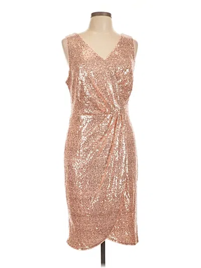 Pre-owned Grace Karin Cocktail Dress In Gold