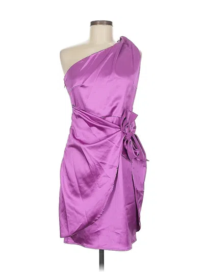 Pre-owned Grace Karin Cocktail Dress In Purple