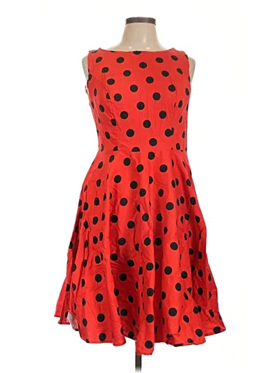 Pre-owned Grace Karin Cocktail Dress In Red