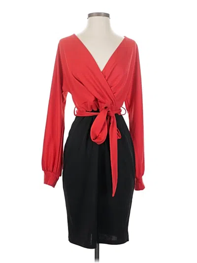 Pre-owned Grace Karin Cocktail Dress In Red