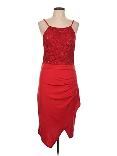 Grace Karin Cocktail Dress In Red