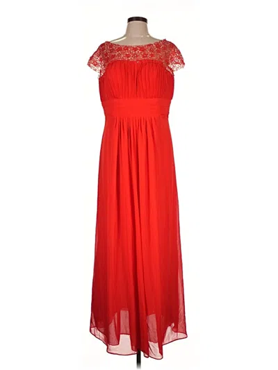 Pre-owned Grace Karin Cocktail Dress In Red