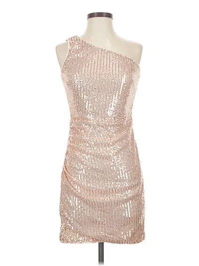 Pre-owned Grace Karin Cocktail Dress In Silver
