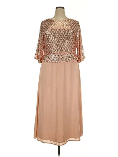 Pre-owned Grace Karin Cocktail Dress In Tan