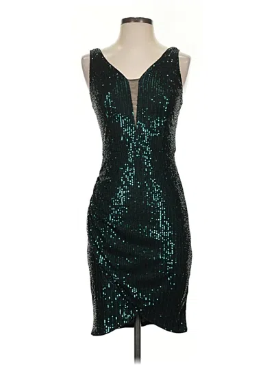 Pre-owned Grace Karin Cocktail Dress In Teal