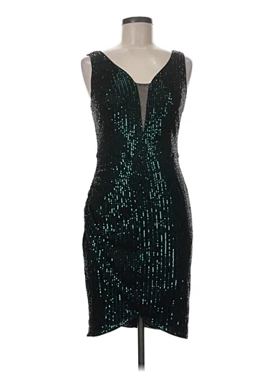 Pre-owned Grace Karin Cocktail Dress In Teal