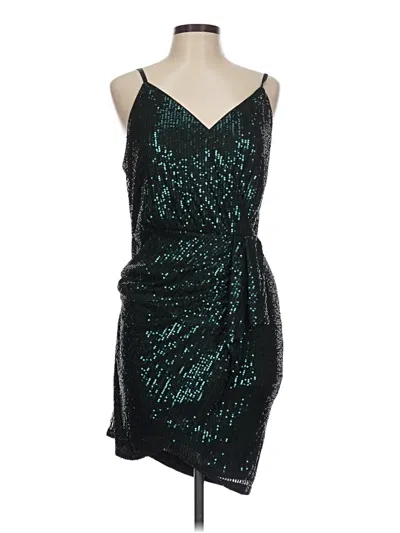 Pre-owned Grace Karin Cocktail Dress In Teal