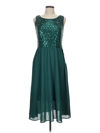 Pre-owned Grace Karin Cocktail Dress In Teal