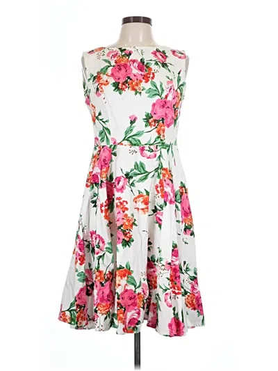 Pre-owned Grace Karin Cocktail Dress In White