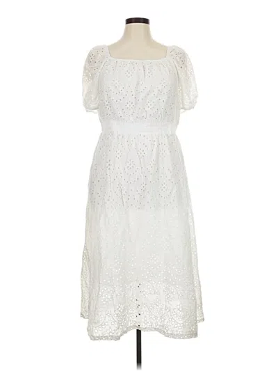 Pre-owned Grace Karin Cocktail Dress In White