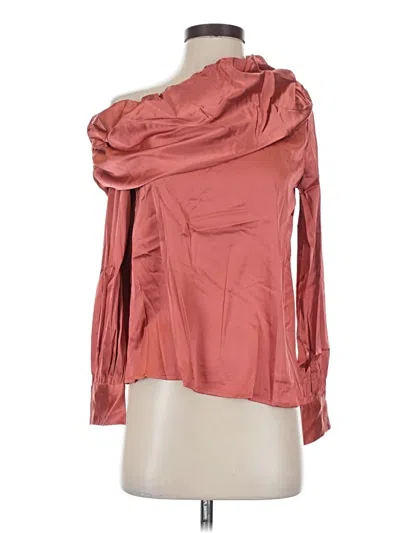 Grace Karin Long Sleeve Blouse In Pink