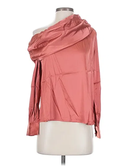 Grace Karin Long Sleeve Blouse In Red