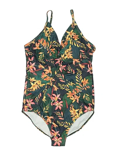 Pre-owned Grace Karin One Piece Swimsuit In Green