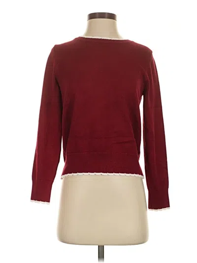 Pre-owned Grace Karin Pullover Sweater In Burgundy