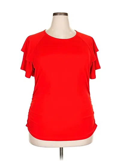 Pre-owned Grace Karin Short Sleeve T-shirt In Red