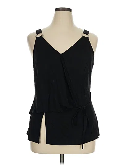 Pre-owned Grace Karin Sleeveless Blouse In Black