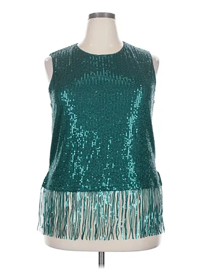 Pre-owned Grace Karin Sleeveless Blouse In Blue