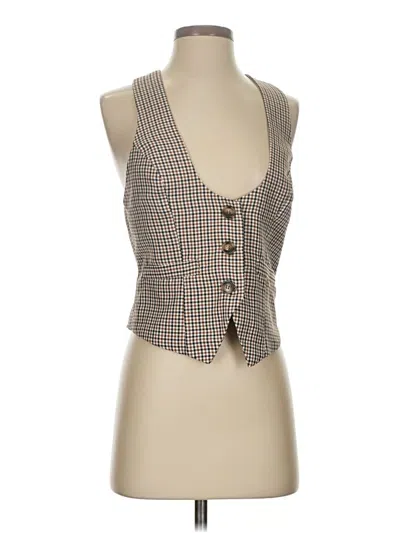 Pre-owned Grace Karin Sleeveless Blouse In Brown