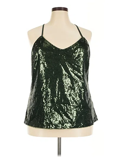 Pre-owned Grace Karin Sleeveless Blouse In Green