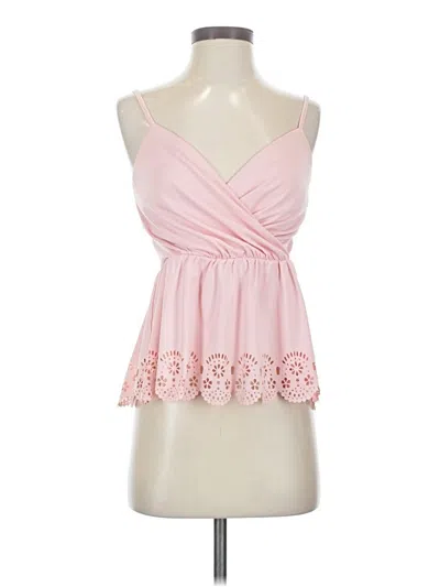Pre-owned Grace Karin Sleeveless Blouse In Pink