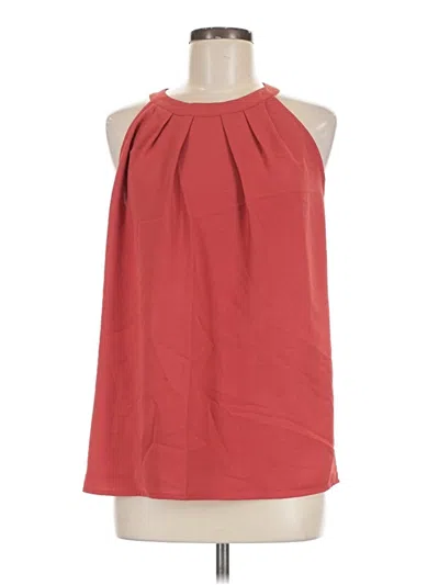 Pre-owned Grace Karin Sleeveless Blouse In Red