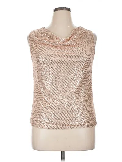 Pre-owned Grace Karin Sleeveless Blouse In Silver