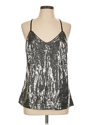 Grace Karin Sleeveless Blouse In Silver