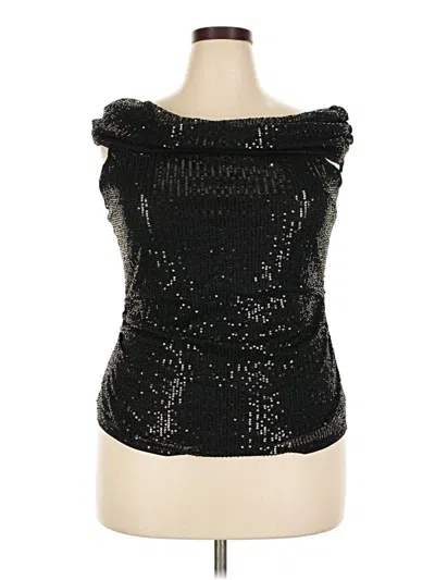 Pre-owned Grace Karin Sleeveless Top Black Cowl Neck Tops