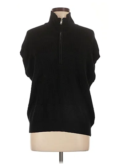 Pre-owned Grace Karin Sleeveless Top Black Mock Neckline Tops
