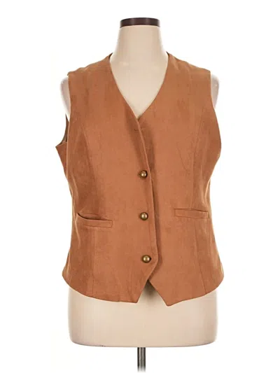 Pre-owned Grace Karin Vest In Brown