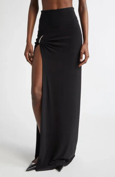 GRACE LING GRACE LING CLAW DRAPED MAXI SKIRT