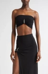 Grace Ling Claw Stapless Bralette In Black