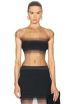 Grace Ling Evanescent Censor Top In Fume